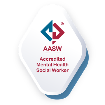 AASW Accredited Mental Health Social Worker badge