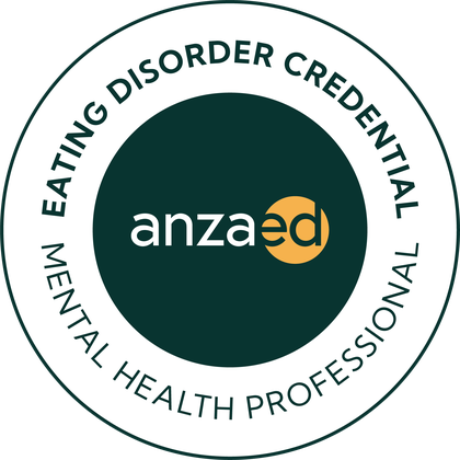 ANZAED Eating Disorder Credential badge